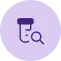 Medical research support service icon